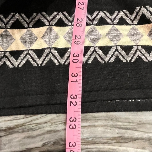 Vintage Denim & Supply Aztec Knit Dress Made in USA Small - Picture 5 of 6